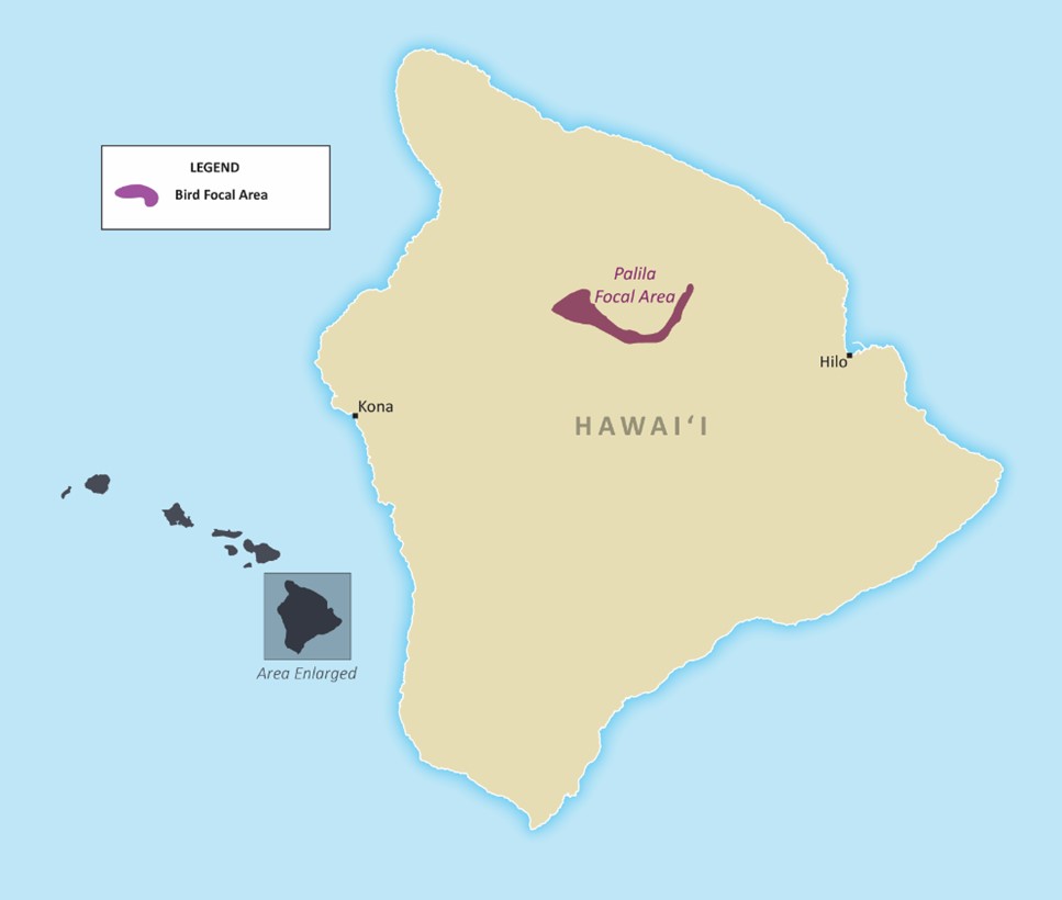 Map of Hawai'i Island