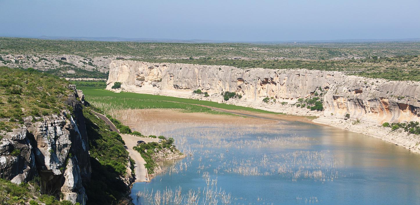 View the Scenic Southwest Texas Canyonlands from the Pecos River