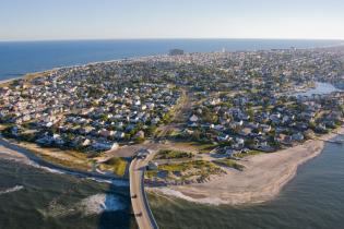 Aerial view of Ocean City, New Jersey