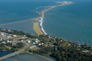 Coastal community in Alaska